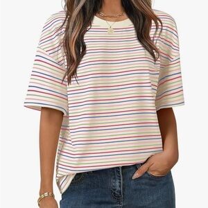 Colorful Striped Women's Tee